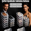 Set Şeffaf Ayakkabı Kutusu Erkek & Bayan– Ayakkabı Saklama Kutusu Düzenleyici Organizer